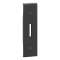 Enjoliveur Living Now pour interrupteur de volets roulants 1 module - noir|Bticino-TICBTKG06
