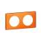 Plaque Céliane - Métal Orange Snake - 2 postes|Legrand-LEG098877