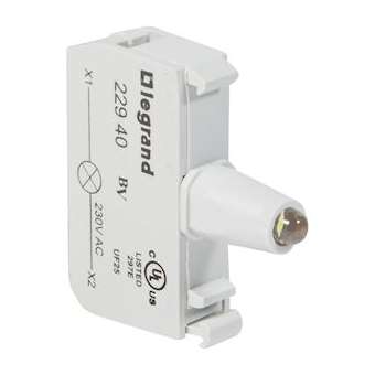 Bloc pour tête lumineuse Osmoz raccordement à vis - 230V~ - blanc|Legrand-LEG022940