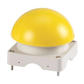Partie supérieure du boîtier grise, tête jaune|Eaton industries-EONFAK-Y