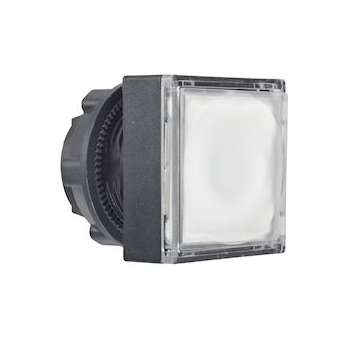 Harmony tête carrée pour bouton poussoir lumineux - D22 - blanc|Schneider Electric-SCHZB5CH313