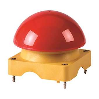 Partie supérieure du boîtier Jaune, tête rouge|Eaton industries-EONFAK-R-V-Y