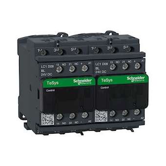 TeSys LC2D - contacteur inverseur - 3P - AC-3 440V - 9A - bobine 24Vcc|Schneider Electric-SCHLC2D09BLV