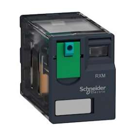 Zelio Relay RXM - relais miniature - embrochable - test - 2OF - 12A - 12VDC|Schneider Electric-SCHRXM2AB1JD