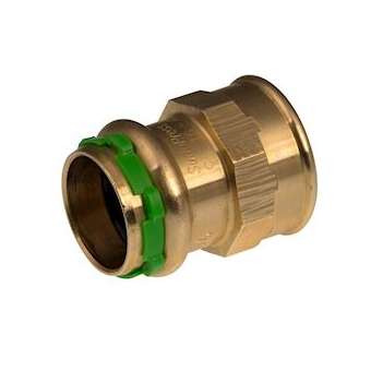 VSH SudoPress Cuivre raccord droit FF 18xRp1/2|Aalberts Integrated Piping Systems BV-IPH6672151