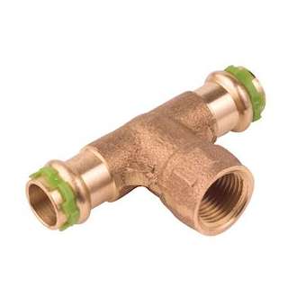 VSH SudoPress Cuivre Té mixte fileté FFF 28xRp3/4x28|Aalberts Integrated Piping Systems BV-IPH6671821