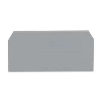 Plaque intermédiaire et d'extrémité / Gris|Wago contact-WAG281-328