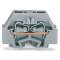 Borne modulaire 2C / 1,5 mm² / Gris / Bride de fixation|Wago contact-WAG260-301