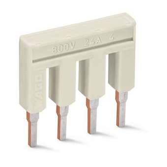 TOPJOB'S Peigne de pontage enfichable 9 pôles / Isolé / Gris clair|Wago contact-WAG2002-409