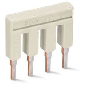 TOPJOB'S Peigne de pontage enfichable 9 pôles / Isolé / Gris clair|Wago contact-WAG2002-409