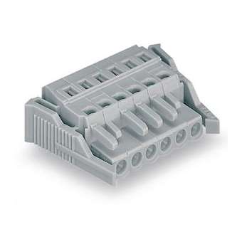 Connecteur femelle droit,avec cliquets de verrouillage, possibilité de codage,av|Wago contact-WAG231-112-037-000