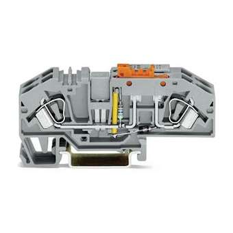 Borne sectionable terre 230v ac/dc|Wago contact-WAG282-639
