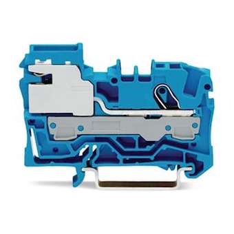 Borne sectionnable 1 cond bleu|Wago contact-WAG2006-7114
