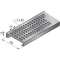 Rail Télex en C, 105mm, 2m, GC
