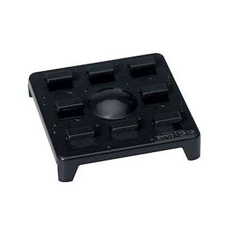 Mureva Box - platine support bornier 8(6x2,5²) ou 2(3x6²) -boîte 80x80 / 105x105|Schneider Electric-SCHENN08241