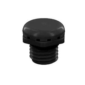 Bouch. ventil. basse Pol. noir ISO 8x1|Blm distribution-BLI105085