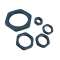 Ecrou Polyamide noir Pg 16