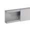 Goulotte de distribution non cloisonnable TA-E 80x40 1 compartiment grise