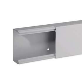 Goulotte de distribution non cloisonnable TA-E 80x40 1 compartiment grise|Iboco-IBOB01823