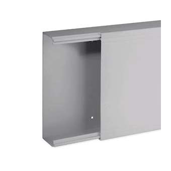 Goulotte de distribution non cloisonnable TA-E 200x60 1 compartiment grise|Iboco-IBOB01839