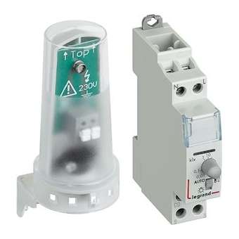 Inter crépusculaire standard sortie 16A cellule photoélectrique - 1 mod|Legrand-LEG412623