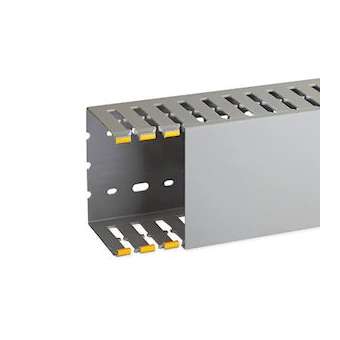 Goulotte de câblage au pas de 20 T1-N 100x80 grise|Iboco-IBOB02574