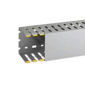 Goulotte de câblage au pas de 20 T1-N 80x80 grise|Iboco-IBOB02572