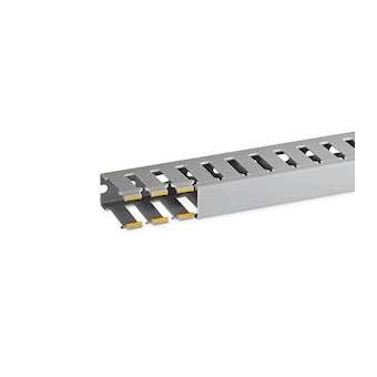 Goulotte de câblage au pas de 20 T1-N 25x60 grise|Iboco-IBOB02562