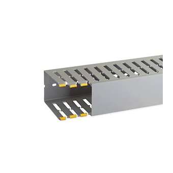 Goulotte de câblage au pas de 20 T1-N 60x100 grise|Iboco-IBOB02571