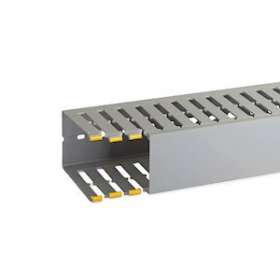 Goulotte de câblage au pas de 20 T1-N 60x100 grise|Iboco-IBOB02571