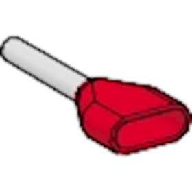 Linergy AZ5 - embout de câble double - taille moyen - 1mm² - rouge - DIN|Schneider Electric-SCHAZ5DE010D