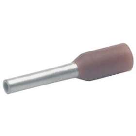 Embout de câblage isolé brun 0,14mm² - longueur 6mm -selon NCF 63-023|Klauke-KKE166-6