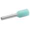 Embout de câblage isolé turquoise 0,34mm² - longueur 8mm -selon DIN 46228