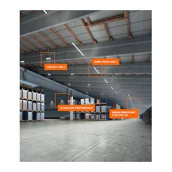 LDV FL PFM ASYM 45x140 150W/4000K 19800lm IP66 NOIR Projecteur LEDVANCE|Ledvance-OSR353701