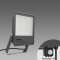 SEVILLA 2 Led 50W Sensor Graph Ip66Ik08 5500Lm 4000K