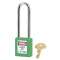 Cadenas Zenex Vert - Clé différente retenue - Anse 76 mm - Dia 6 mm