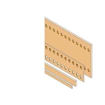 Barre Cuivre Plate 40X5mm perforée D6,5mm L1750mm (x1)|ABB-ABBPBFC4005