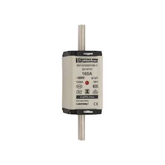 Fusible standard DIN taille NH1 - gG - 160A - 500V - Indicateur|Mersen ( ex ferraz shawmut )-FEZB216707