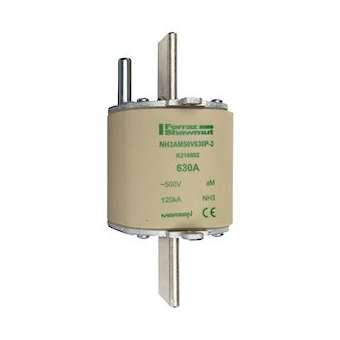 Fusible standard DIN taille NH3 - aM - 630A - 500V - Percuteur|Mersen ( ex ferraz shawmut )-FEZK216692