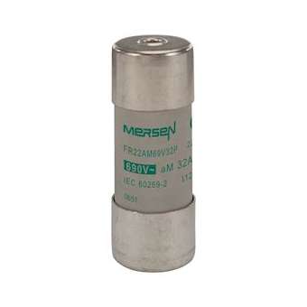 Fusible taille 22x58 - aM - 32A - 690V - Percuteur|Mersen ( ex ferraz shawmut )-FEZX214633