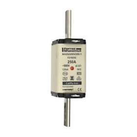 Fusible standard DIN taille NH2 - gG - 250A - 500V - Indicateur|Mersen ( ex ferraz shawmut )-FEZF218252