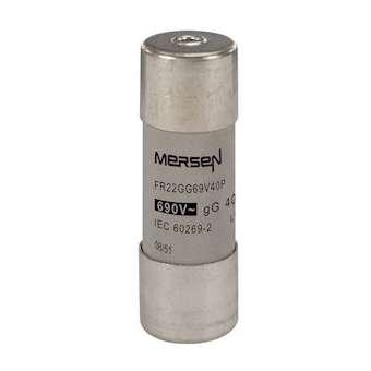 Fusible taille 22x58 - gG - 40A - 690V - Percuteur|Mersen ( ex ferraz shawmut )-FEZR212075