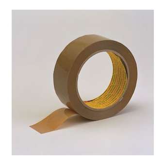 Ruban adhésif de fermeture de caisse carton Scotch 3739, Chocolat, 50 mm x 132 m|3M france-TRM24477