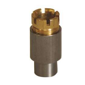 Presse-étoupe BS 1 - corps acier - chapeau laiton brut - bague néoprène - IP66|Eaton Capri-CAP530100