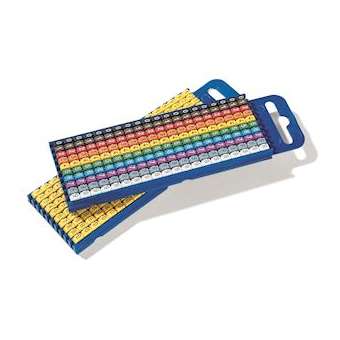 Repères WIC1 blanc, D 2 à 2,8 mm, section 0,5 à 1,5 mm², marquage 9|HellermannTyton-HNE56101699