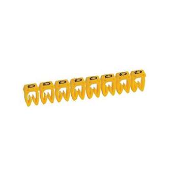 Repère CAB 3 filerie 0,15mm² à 0,5mm² et blocs de jonction + lettre majuscule Q|Legrand-LEG038126