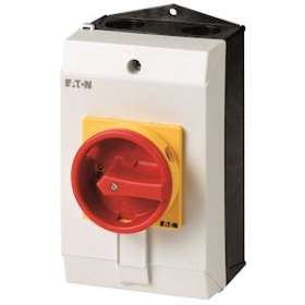 Inter de sécurité, +coffret, 3p, 25A|Eaton industries-EONP1-25-I2-SI