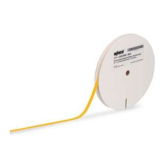 Gaine thermo-rétractable jaune D 6.4mm - 20m|Wago contact-WAG211-503-000-002