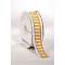Manchons thermo à marquer, rétreint 2:1, D 6,4 mm, longueur 25 mm x2, jaune