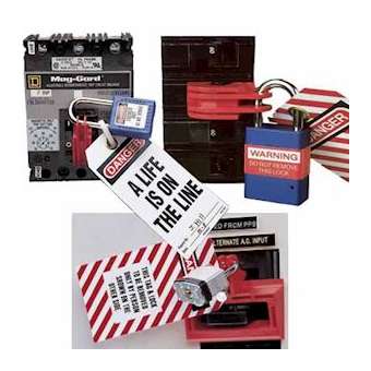 Universal Circuit Breaker Lockout Device|Panduit Composants Industriels-PNUPSL-CB-3PC